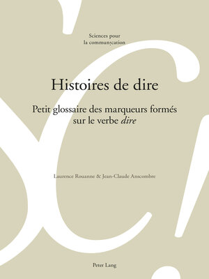 cover image of Histoires de dire